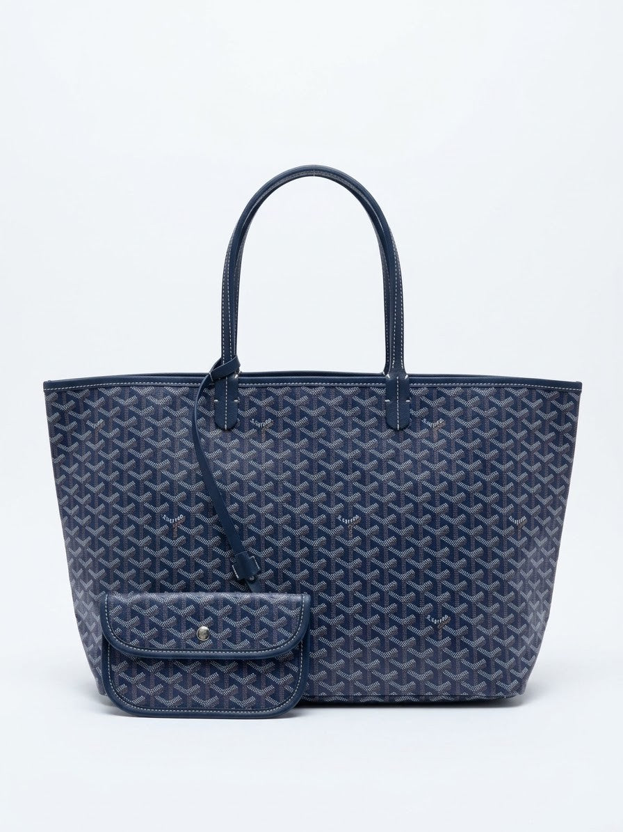Goyard Blue Patterned Tote