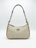 Coach Cream Signature Shoulder Bag, New Without Tags